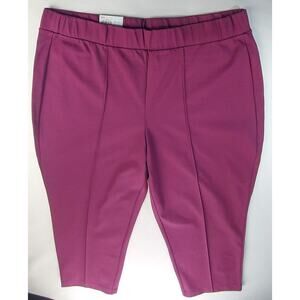 Women's Croft & Barrow Ankle Pants Mid Rise Stretch Pull On NWT